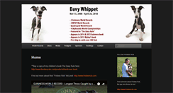 Desktop Screenshot of davywhippet.com